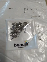 Lote de 10 unidades de piezas para fabricación de joyas, pulseras de cordón de cuero, cierres de langosta, ganchos de 3, 4, 5, 6, 8, 9 y 10mm, conectores de casquillos de punta