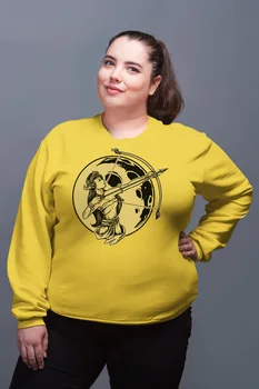 

Angemiel Wear Month Female Archer Yellow Women Sweatshirts