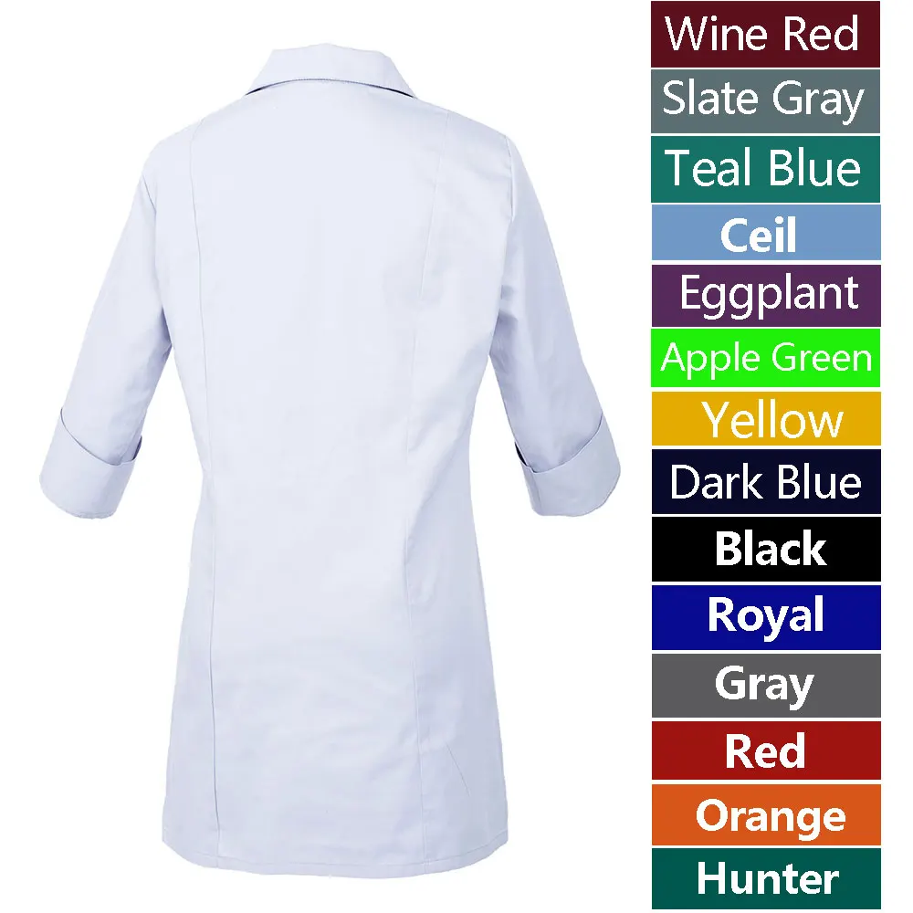 Women's 3/4 Sleeve Lab Coat