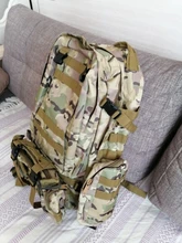 Army Backpack Tactical-Bag Climbing Outdoor Hiking Sport Mens 50L 4-In-1molle