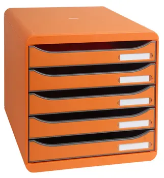 

Drawer set with 5 drawers BIG-BOX PLUS Iderama tangerine