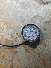 Okeen-Foco LED para coche, camión y todoterreno, foco de 9 leds 27W, foco de 16 leds 48W, 12V y 24V, cuadrado y redondo, luz de trabajo, accesorios todoterreno, tira mini de led