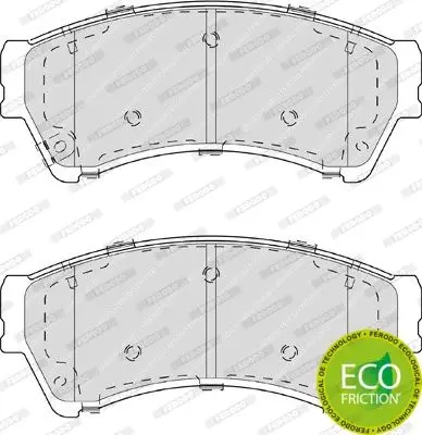 Колодки тормозные MAZDA 6 1.8-2.5 08- передние FERODO FDB4062