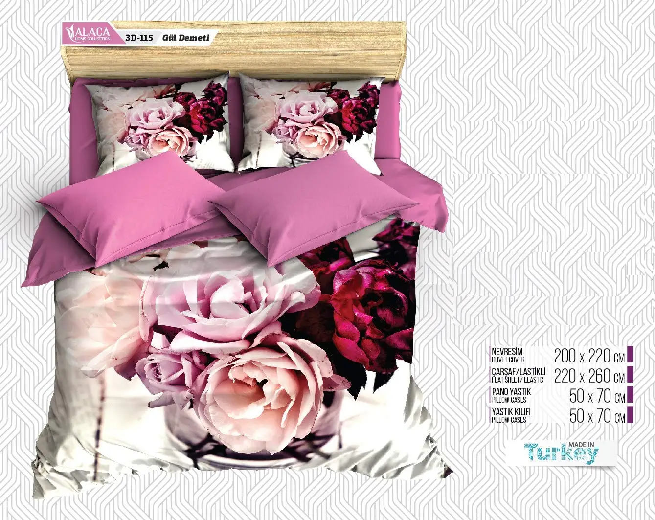 

Estilo Linens 6 Piece Turkish Textile Luxury Soft 1800 Series Premium Bed Sheets Set,