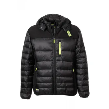 

North Walley man Jacket padded Jacket model Stanley in black repels water and wind Autumn Winter