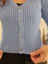 Neploe primavera recién Patchwork mujeres chaquetas 2021 moda jersey tejido para mujer de manga larga botones para Jersey 65057