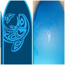 Tabla de paddel surf y SUP con kit de reparación, juego con bolsa, aleta, remo, bomba de aire, correa de pie