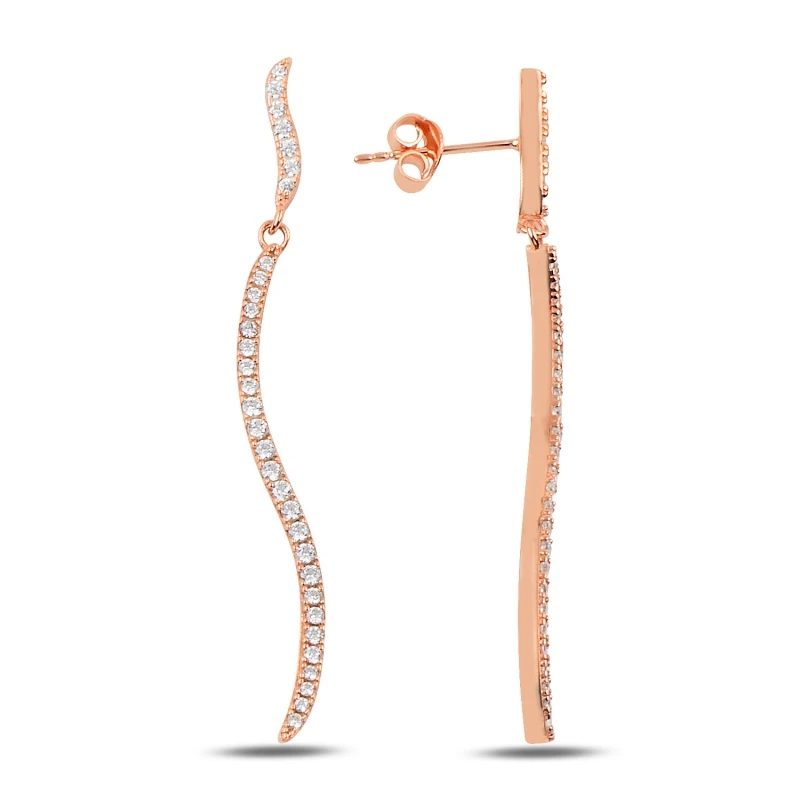 

Silver 925 Sterling Zircon Stone Earrings