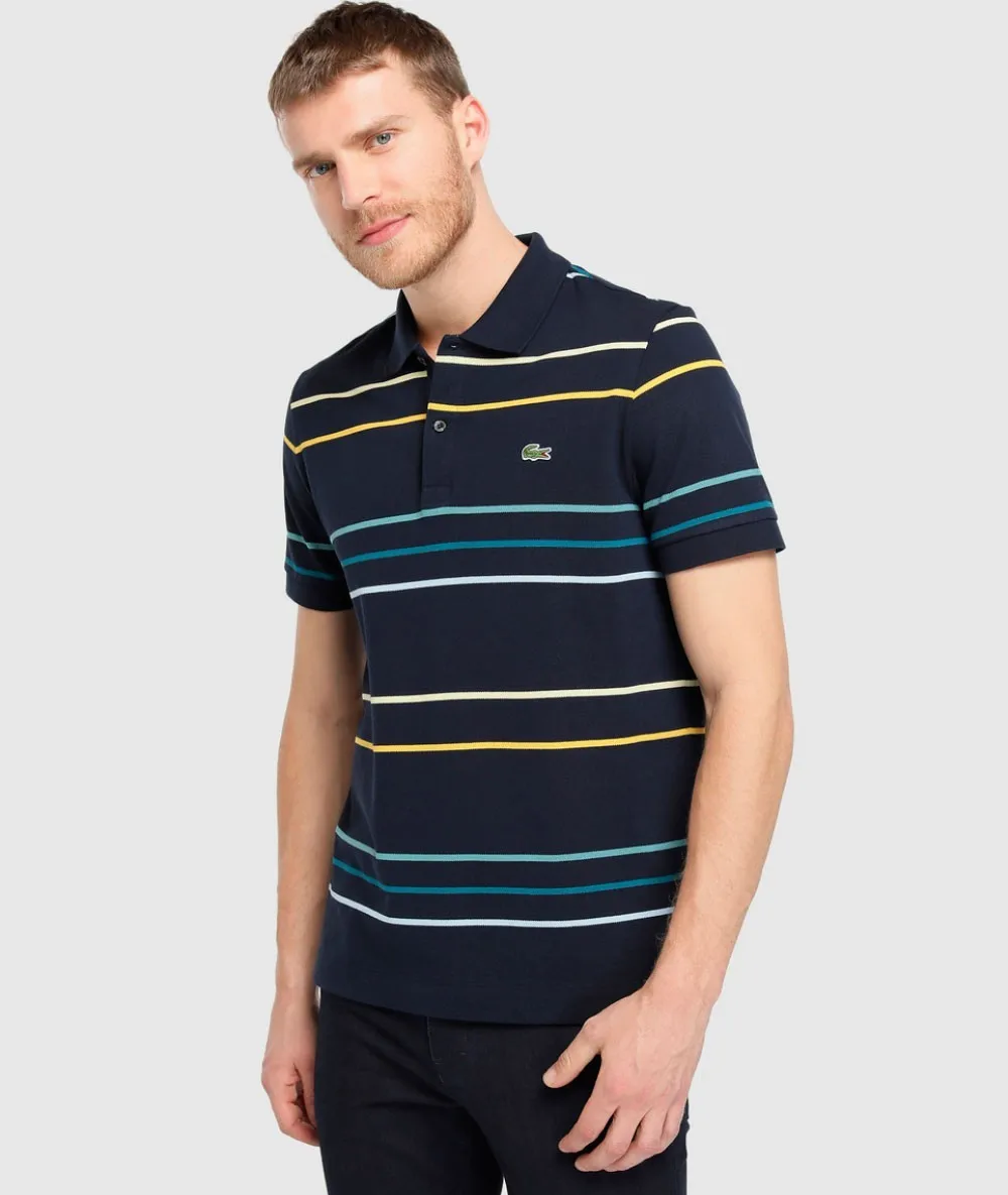 polo lacoste rayas