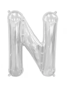 

Balloon Letter N 86cm Silver-Foil Polyamide-NSB00209