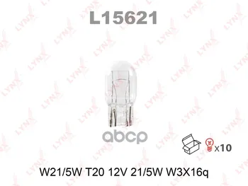 

LED bulb W21/5 W T20 12v 21/5 W w3x16q l15621 lynxauto art. L15621