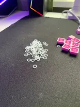 120Pcs Keycaps Rubber O-Ring Switch Dampeners For Cherry MX Keyboard X6HB