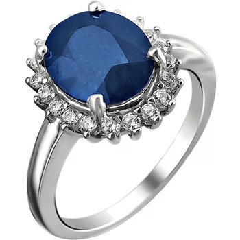 

Esthete ring with sapphire and cubic zirconia