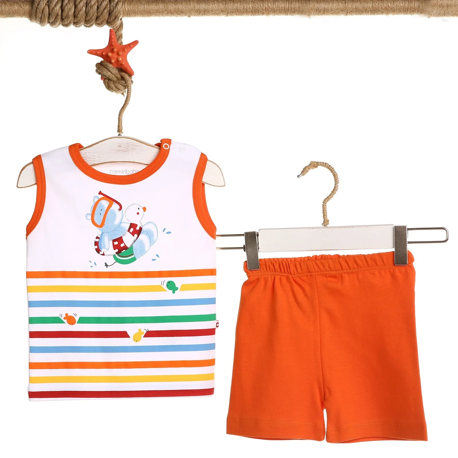 

ebebek Carmin Baby Boy Colored Printed Athlete Short