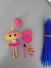 7 estilos elegir 3 pulgadas Original MGA muñecas Lalaloopsy con accesorios juguete