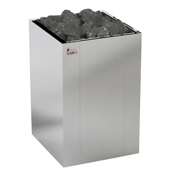 

Electric oven Sawo Nordex floor nrfs-120ns-z (12 kW, remote control, inside galvanized, outside stainless steel)