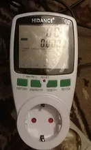 HiDANCE-medidores de potencia CA 220v, medidor de energía digital, medidor de vatios, UE, Analizador de toma de medición de coste de electricidad