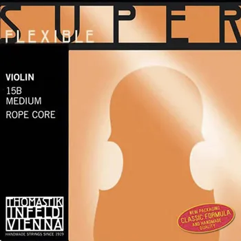 

15b super flexible violin string kit 4/4, medium, Thomastik