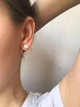 Hoop Earings Tassel Pearl Geometric Fashion Jewelry LATS Women Bohemian Womens Kolczyki