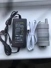 Bomba de agua sumergible CC de alta presión, 12V, 24V, 600l/H, 1000l/H, SR500 SR550, Micro Motor de tres cables, con adaptador