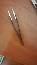 Pinzas cerámicas antiestáticas para cigarrillo electrónico de acero inoxidable, pinzas Cerámicas Industriales con aislamiento recto, Punta curva