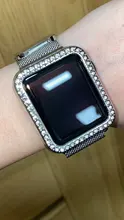 Funda protectora de parachoques de diamante para Apple, funda para reloj de la serie 6 SE 54321 38MM 42MM para Iwatch 40mm 44mm, accesorios de pulsera de reloj