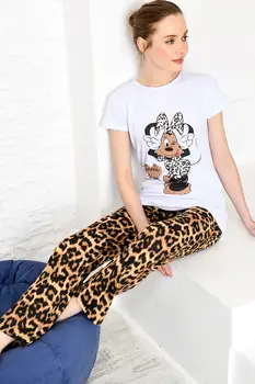 

Trend Alacati Style Women Printed Dual Pajama Suit ALC-X3924