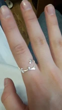 Anillo de Plata de Ley 925 con doble rama de árbol para mujer, sortija de apertura de tamaño variable