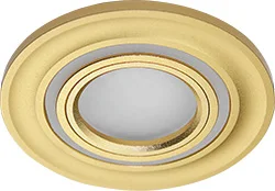 

Recessed downlight with white LED lighting Feron cd600 ceiling MR16 G5.3 gold 29710