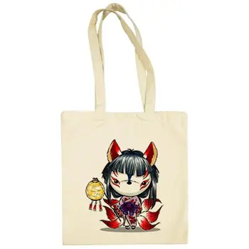 

Cloth bag Chibi Kawaii Kitsune spoof of the Yokai Japanese