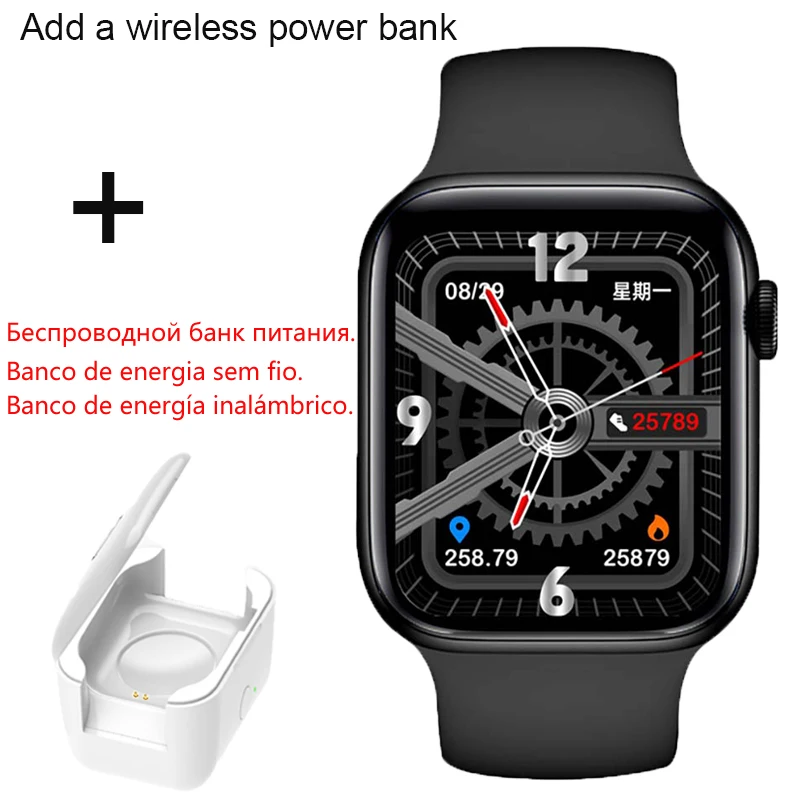 IWO Smart Watch Men Series 7 Wireless Charge Smartwatch Women Heart Rate Watches Bluetooth Call Fitness Tracker For Android IOS 