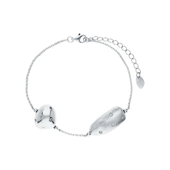 

Silver Bracelet with zirconium and cubic zirconium sunlight sample 925