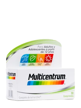 

Multicentrum food supplement 90 multivitamin and multimineral tablets