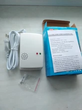 Detector de fugas de Gas, propano, butano, Gas Natural, Sensor de alarma de seguridad, enchufe de la UE