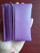 Monedero de cuero de moda para mujer, cartera para Cambio, Mini monedero con cremallera, carteras con llavero para niños, 2019