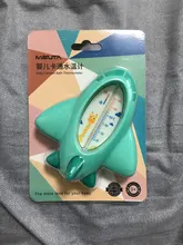 Termómetro de agua para bebé, diseño de avión de dibujos animados, baño, juguetes para recién nacido, 1 Uds.