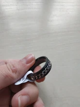 De acero inoxidable de titanio Spinner con cadena anillo para hombres oro azul negro Punk Rock anillos accesorios regalo de la joyería