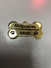 Tag Pendant Pet-Accessories Dog-Tags Engraved Name-Collar Personalized Puppy Pet-Id Glitter
