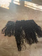 Extensiones con ondas al agua con cierre Maxine Remy extensiones de cabello humano con cierre 30 pulgadas 3 4 mechones con cierre de encaje 4x4