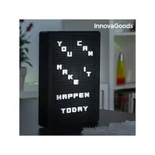 Доска перфорированная для вставки светодиодный InnovaGoods букв