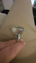 Wardrobe Handles Hardware Drawer Pull Cupboard Glass-Knobs Cabinet-Door Crystal Diamond-Shape
