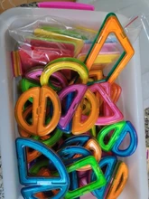 ZKZC-bloques de construcción magnéticos de gran tamaño para niños, juego de bloques de construcción de diseñador magnético, 180 Uds., Juguetes DIY para niños, regalos