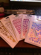 Foils Decorations Adhesive-Sliders Wraps Nail-Transfer-Decals Holographic Butterfly Colorful