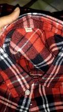 Plaid Shirt Blouses Tops Long-Sleeve Flannel Casual Cotton Women Brand-New Red Excellent-Quality