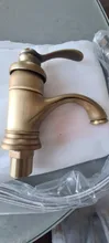 Tap Sink Basin Faucets-Crane Water-Mixer Antique Brass Torneira Hot-Selling YT-5065 6-