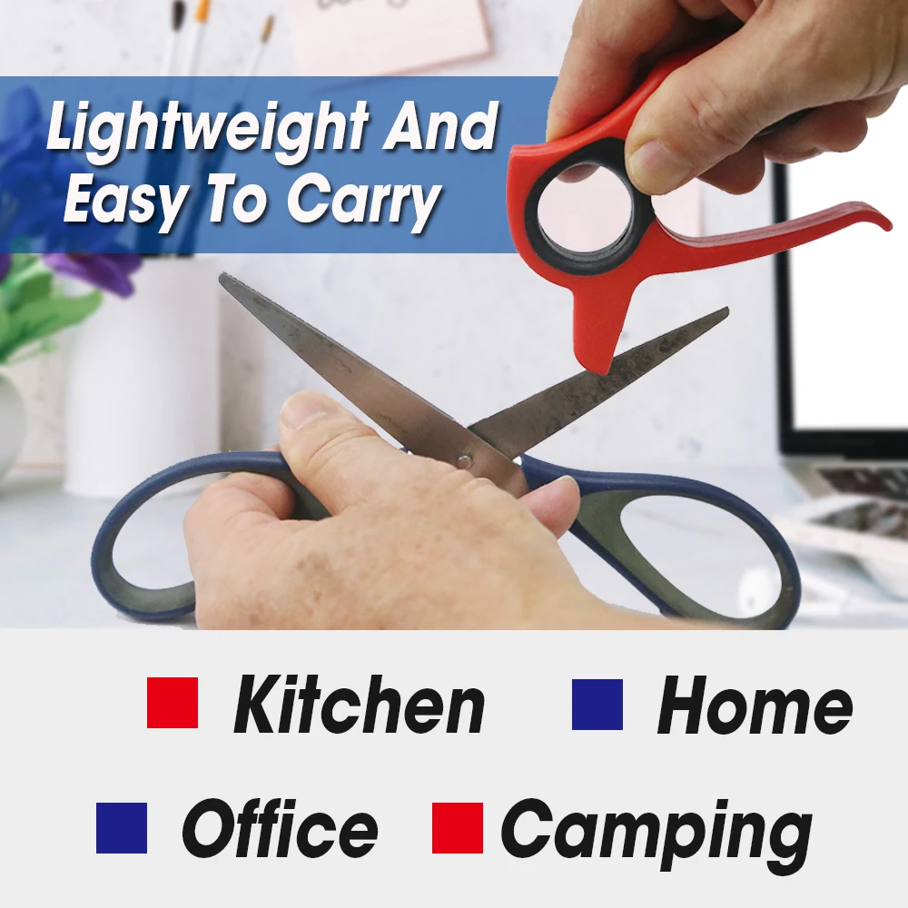 

Pocket knife scissors sharpener for hunting comping tungsten Mini sharping tool Taiwan Made LEMATEC