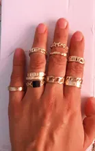 Anillo de acero inoxidable estilo hippie para mujer, sortija ajustable, estilo bohemio, hippy, serpiente, accesorio para dedo