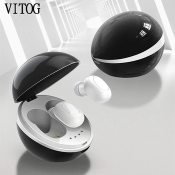 

VITOG Original Bluetooth Earphone A10 TWS Wireless HIFI Sport Heaphone 3D Stereo Headsets Noise Reduction with Charging Box