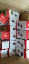 Voltímetro Digital LED cuadrado AC 50-500V 0-100A, amperímetro 110V 220V, medidor de corriente de voltaje, voltímetro, Detector de Tester de voltios para coche