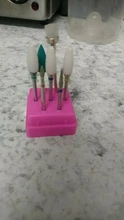Juego de brocas de cerámica de carburo de diamante para uñas, fresas para máquina de manicura, cortaúñas, accesorios para uñas, 7 Uds.